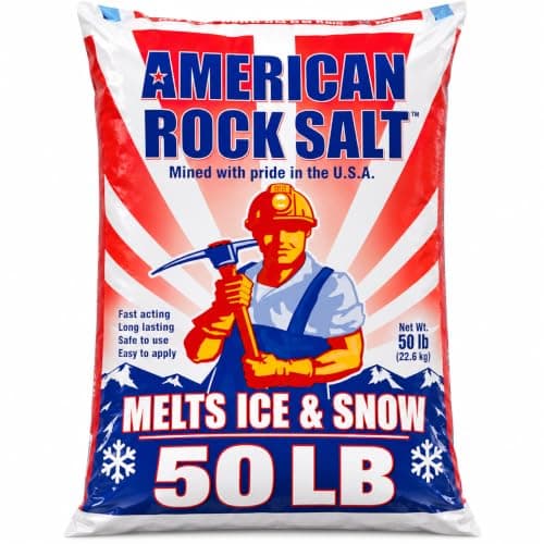 EasyGo Products EasyGo American Rock Salt Ice Melt, 50 lb