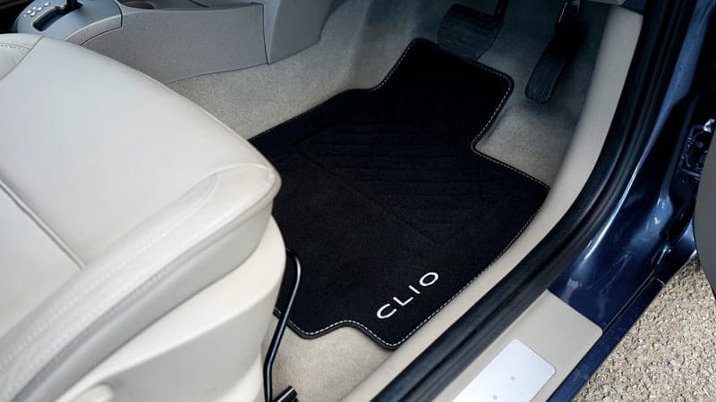 A molded car floor liner with raised edges - a stand-in for the WeatherTech FloorLiner, not a photograph of this model